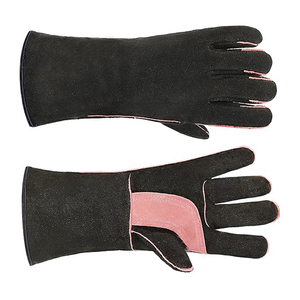 Gants de travail de soudage en cuir de qualité supérieure, confortables pour votre propre logo, gants de travail de soudeur de sécurité à la main, au prix de gros - Product Image 2