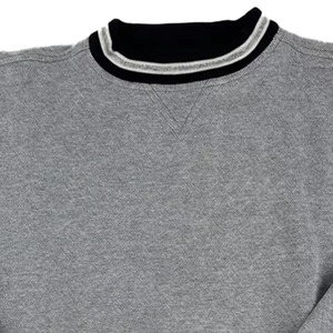 Sweat-shirt à capuche thermique en coton de haute qualité de style universitaire, imprimé brodé, design d'automne, polaire lavé - Product Image 2