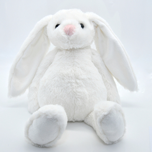 Almohada de Peluche de Conejito de Orejas Largas, Suave, Sublimada, con Relleno de Algodón PP - Product Image 4