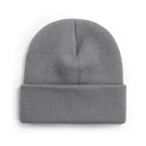 Unisex Neon <b>Green</b> Beanie Knit Winter <b>Hat</b> 56-58CM Casual Adult Acrylic Cuffed Solid Design - Product Image 5