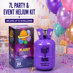 Cilindro de Helio Compacto de 7L de Acero al Carbono de Baja Presión para Llenado de Globos, Helio Portátil para Eventos y Fiestas - Product Image 1