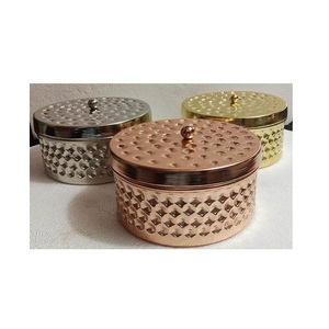 Tarro de vela de acero inoxidable vacío personalizado de mejor diseño moderno para la decoración del hogar y la boda tarro de metal vela de Jamsons Exports - Product Image 6