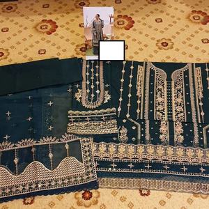 2023 imprimé pelouse Collection été chemise robe nouveau manches longues pakistanais Shalwar Kameez indien chemise robe femmes - Product Image 5