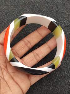 Bracelet jonc en résine pour femme fait à la main modèle de style ange modèle cadeau de bijoux de mode - Product Image 2