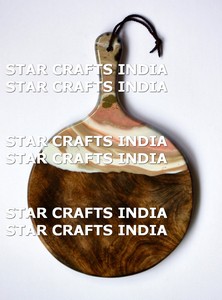 Mejor nueva venta caliente bloques de cortar de madera hogar cocina pan madera resina tabla de quesos para hoteles hogar Bar restaurante - Product Image 3