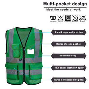 เสื้อกั๊กสะท้อนแสงเพื่อความปลอดภัยในการทำงาน ดีไซน์โดดเด่น ผลิตในปากีสถาน เสื้อกั๊กสะท้อนแสงเพื่อความปลอดภัย ดีไซน์โดดเด่น - Product Image 2