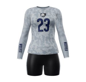 Uniforme de volley-ball de mode 2025 Design à la mode vêtements d'équipe personnalisés tissu léger évacuation de l'humidité OEM approvisionnement d'usine - Product Image 5