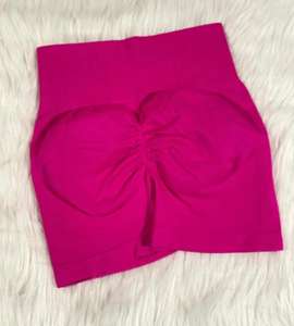 Shorts Deportivos de Mujer Personalizables de Cintura Alta, Calidad Premium, Ecológicos, Elásticos en Cuatro Direcciones, Nailon Elástico, Spandex, Diseño Liso - Product Image 6