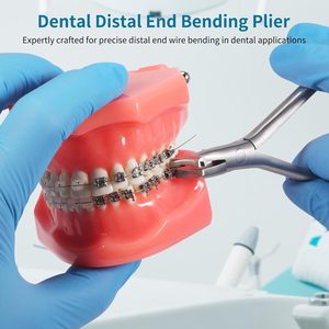 Pince à plier les extrémités distales dentaires en gros - Pince à plier les fils orthodontiques en acier inoxydable, réutilisable, qualité chirurgicale - Product Image 4