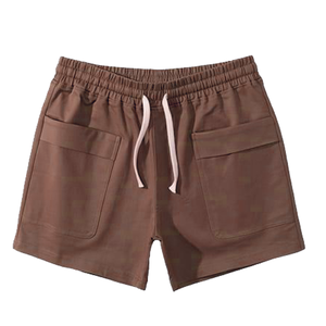 100% Cotton Mid Waist Hot Shorts Knitted Eco-Friendly and Breathable Anti-Wrinkle Drawstring Closure OEM Service Available - Product Image 1