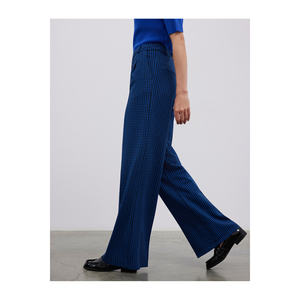 กางเกงขากว้างเอวสูงลายฮาวด์สทูธ กางเกงขากว้างแฟชั่น - Product Image 3