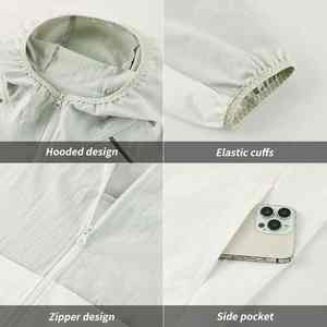 Chaqueta de camuflaje con revestimiento ligero Unisex 100% poliéster/algodón Atlético dos tonos cremallera frontal al aire libre gimnasio pista - Product Image 4