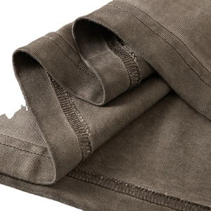 Camiseta 100% de algodón para hombre, Camiseta holgada estampada 100% de algodón con lavado ácido, camiseta Vintage con lavado ácido para hombre, ropa de verano para exteriores - Product Image 3