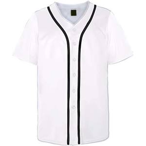 Camiseta de Béisbol Personalizada para Adultos, Ropa Deportiva de Softbol, Material de Poliéster Transpirable, Talla Grande, Protección Anti-UV, Cuello en V, para Jugadores - Product Image 2