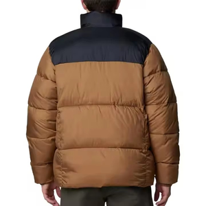 Chaqueta de burbuja de diseño único informal personalizada profesional para hombre, chaqueta acolchada impermeable para hombre, ropa de calle - Product Image 5