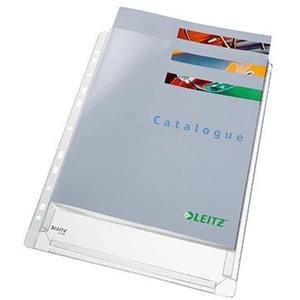 ซองใส่เอกสาร Leitz Maxi A4 แบบเปิดด้านบน หนา 0.17 มม. ผลิตจาก PVC ใส แพ็ค 5 ชิ้น - Product Image 1