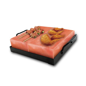Vente en gros de sel carré de l'Himalaya sculpté Bloc de sel rose de l'Himalaya Dalle de cuisson minérale naturelle pour BBQ Assiettes de service Tuiles de sel - Product Image 2