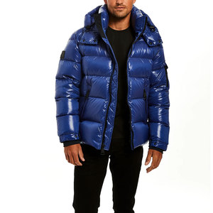Meilleure vente bas prix à manches longues pour hommes Vestes à bulles Conception imprimée personnalisée Veste à bulles rembourrée pour hommes en plein air - Product Image 1