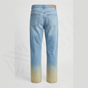 Jeans de Mezclilla Estilo Retro para Mujer, Transpirables, Lavables, Rectos, Casuales, Modernos, de Aspecto Relajado, Duraderos, Personalizados - Product Image 2