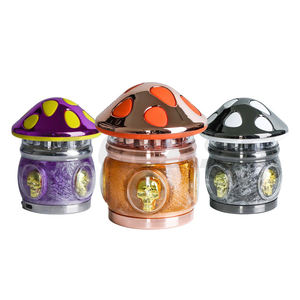 Grinder <span class=keywords><strong>in</strong></span> Vetro a Forma di Fungo per Tabacco ed Erbe con Luce, Consegna Rapida dagli USA, Spedizione Veloce 3-5 Giorni - Product Image 6