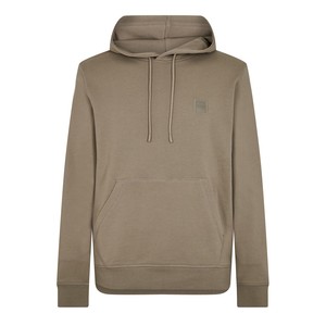 Sudadera con capucha de hombre de mezcla de poliéster y algodón de alta calidad OEM forro polar grueso hombro caído estampado personalizado ajuste regular secado rápido transpirable - Product Image 3