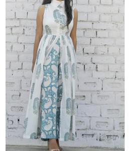 Pink Mogra <b>Cape</b> Set Indian Fashion Styling Quality Kurti and Pants From Indian Manufacturer - Product Image 4