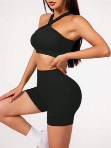 Barboteuses de yoga pour femmes dos nu une pièce robe de contrôle du ventre combinaison rembourré soutien-gorge de sport barboteuse mode Fitness Sportwe - Product Image 6