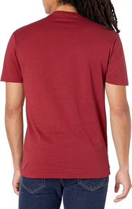 T-shirt à manches courtes en coton, logo personnalisé, décontracté, t-shirt rouge de première classe, qualité pour hommes, t-shirts du fabricant Pakistan - Product Image 4