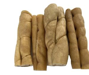 Rouleaux de joues de buffle à l'eau biologique à haute teneur en protéines, dégustation de bœuf, mâche pour chien améliorant la santé buccale et sans danger pour les aliments - Product Image 5