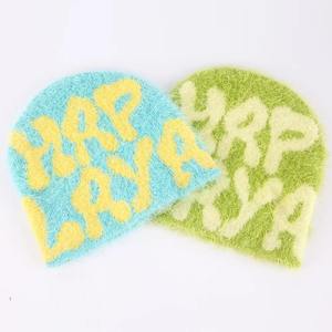 Gorro de punto acrílico Y2K Unisex de alta calidad, gorro de calavera cálido de invierno personalizado, gorros con patrón de dibujos animados para hombres - Product Image 1