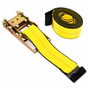 Sangle d'arrimage à cliquet de qualité industrielle en polyester 100 mm 10000 kg pour la manutention de marchandises, marque privée, service direct usine OEM - Product Image 1
