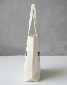 Sacs de courses en coton 100% légers de conception haut de gamme, à longue poignée, réutilisables, en toile, de couleurs unies, prix bas en vente - Product Image 3