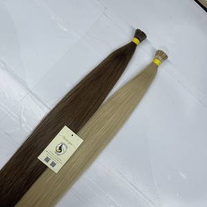 Extensiones de cabello virgen vietnamita con punta de queratina preunida de alta calidad, envío rápido, rizo crudo liso Natural, proveedor específico - Product Image 4