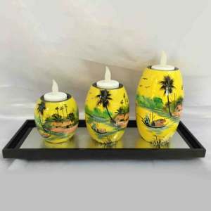 เทียนเคลือบแล็คเกอร์ขาตั้งเทียนสำหรับงานแต่งงาน - Product Image 6