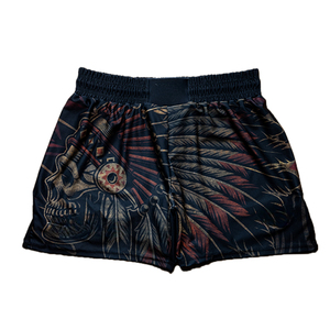 <b>Men's</b> Custom Logo 2-in-1 Quick Dry Sportswear <b>Camo</b> Compression Gym <b>Shorts</b> for Running and Martial Arts - Product Image 2