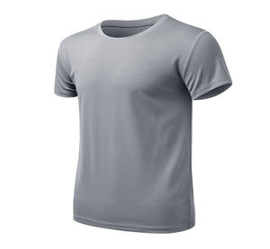 Camiseta de gran tamaño lisa con hombros caídos, camiseta de impresión bordada de algodón en blanco personalizada, camiseta sin costuras para hombre, ropa informal - Product Image 5