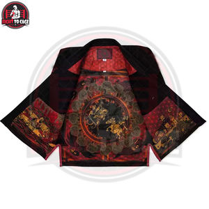 Kimono de Jiu Jitsu Brasileño para Adultos, Unisex, Elástico, Ligero, Transpirable, de Poliéster y Algodón, Uniforme de Entrenamiento de Artes Marciales - Product Image 3