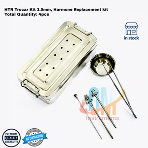 Kit d'insertion de granulés de remplacement hormonal Top HRT Trocar 3,5 mm, manuel, en acier inoxydable de qualité médicale, réutilisable, autoclavable - Product Image 2