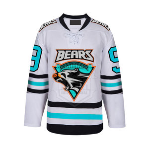 เสื้อฮอกกี้น้ำแข็งคุณภาพสูง ปรับแต่งได้ตามต้องการ ผลิตจากผ้าฝ้าย 100% แห้งเร็ว ระบายอากาศดี ดีไซน์ใหม่ทันสมัย - Product Image 2