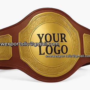 Ceintures de titre de championnat en cuir confortables et personnalisées de qualité supérieure pour Jiu-Jitsu Grappling Taekwondo Accessoire unique - Product Image 1