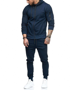 Ensemble de survêtement décontracté pour hommes et femmes avec tissu doux et respirant, veste à fermeture éclair intégrale et pantalon à cordon de serrage réglable - Product Image 3