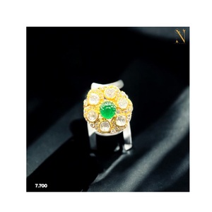 สินค้ามาใหม่แหวนเงินแท้925ปรับได้สำหรับผู้หญิงเครื่องประดับแฮนด์เมดแท้ด้วยหินโมอิสซาไนต์ - Product Image 1