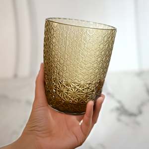 Ensemble de 6 verres à boire vintage à motif floral élégant pour votre collection de verrerie - Product Image 6