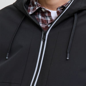 Veste matelassée personnalisée pour homme, rembourrage en duvet, polyester de haute qualité, nylon, bulle chaude, épaisse, respirante, vêtements de rue, OEM - Product Image 2