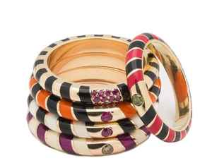 Conjunto de brazaletes de Latón chapado en multicolor para mujeres y niñas, pulseras de Metal de moda, joyería de Metal DE TRABAJO - Product Image 2