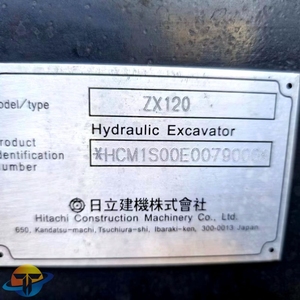 รถขุดตีนตะขาบฮิตาชิ ZX120 มือสองคุณภาพสูงสำหรับขาย รุ่นมินิ พร้อมมอเตอร์หลักและชิ้นส่วนเครื่องยนต์ ตัวเลือกราคาประหยัด - Product Image 3