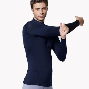 Men's Customized <b>Compression</b> <b>Shirts</b> for Long Sleeve Quick Dry Sportswear Wholesale Cheap Price <b>Compression</b> <b>Shirts</b> - Product Image 6