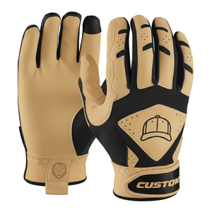 Gants de baseball personnalisés en cuir de chèvre tactile avec dos micro-ventilé pour la protection des mains, vente en gros - Product Image 6