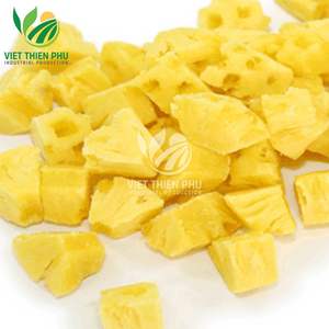 Envase al vacío de agua preservada IQF para importadores mayoristas, VIET THIEN, trozos de piña congelada orgánica premium a granel, - Product Image 2