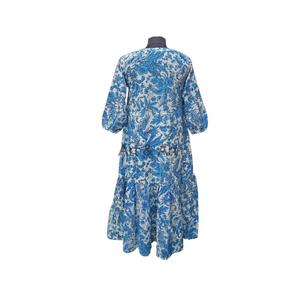 Maxivestidos de algodón con estampado Floral de talla grande para mujer, diseño Floral indio, ropa cómoda con estampado Floral para mujer - Product Image 6
